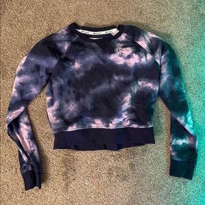 Womens Champion navy blue crewneck